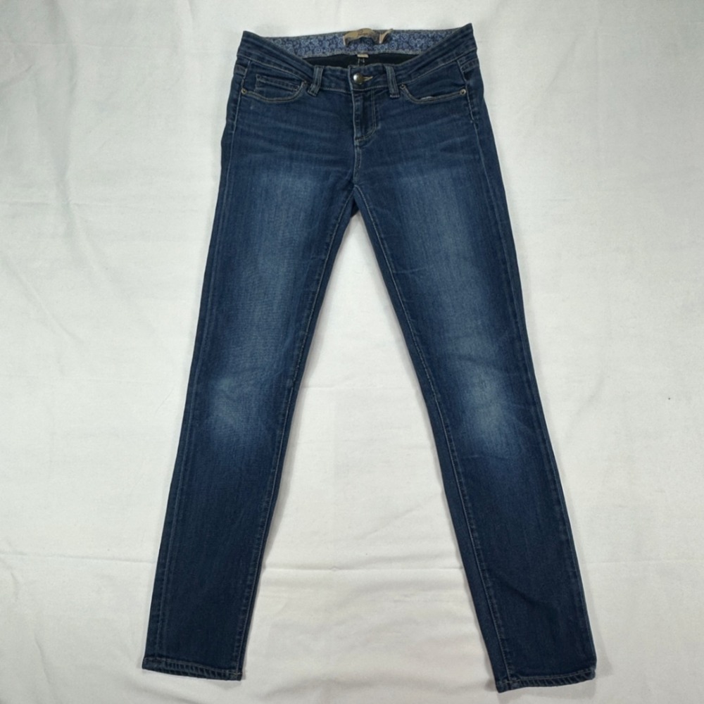 Paige Women's Skyline Slim‎ Jeans Size 26 Dark Wash Denim Stretch